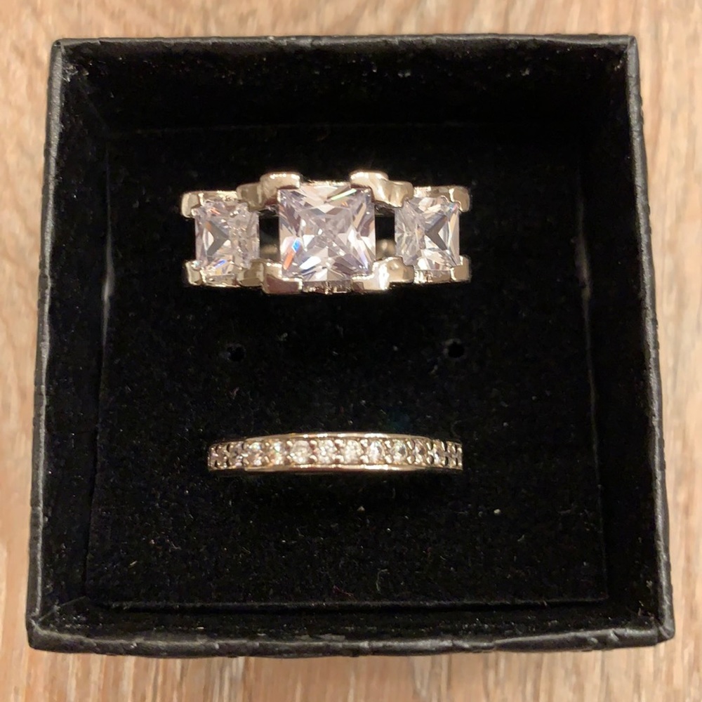 S925 Sterling Silver Ring Set